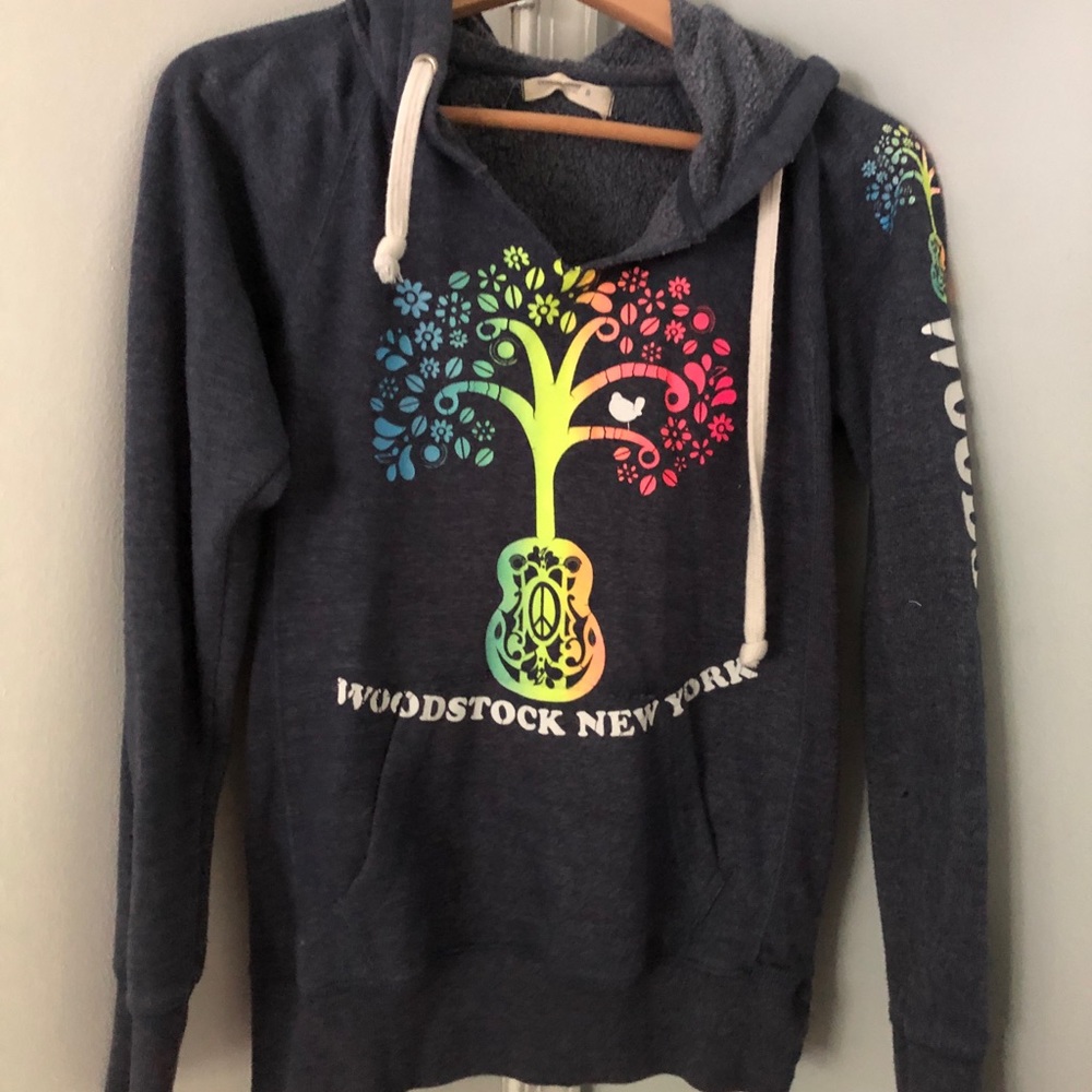 hippie woodstock hoodie